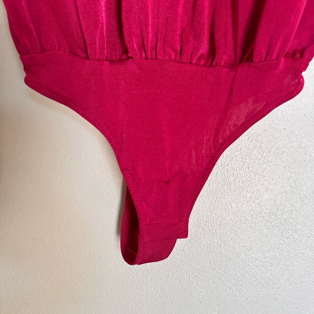 Free People Intimately Keyhole Long Sleeve Bodysuit in Pink - Picture 2 of 10
